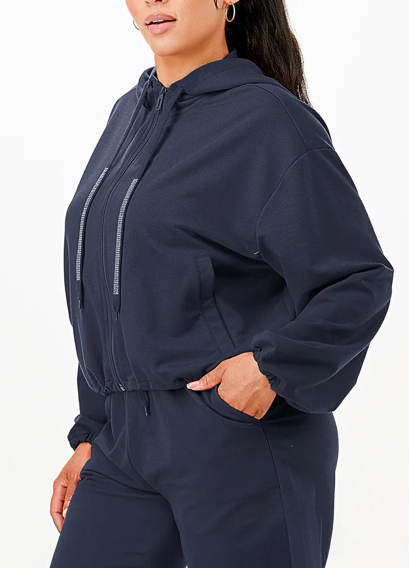 DODO Oversized Zip Hoodie Jacket - Beauty Exchange Beauty Supply