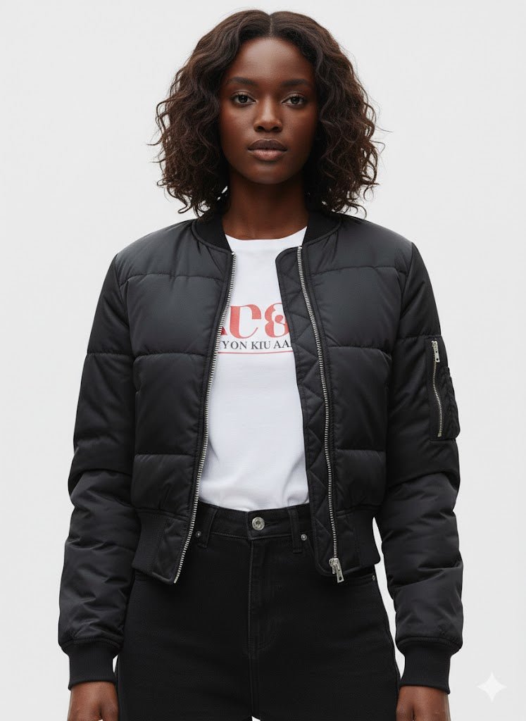 DODO Padding Bomber Jacket - Beauty Exchange Beauty Supply