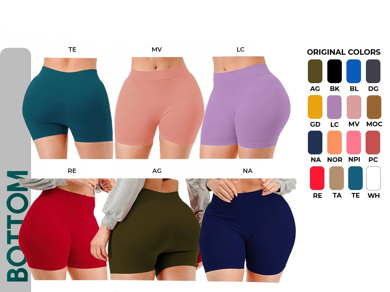 Dodo Seamless 12" Leggings - Plus - Beauty Exchange Beauty Supply