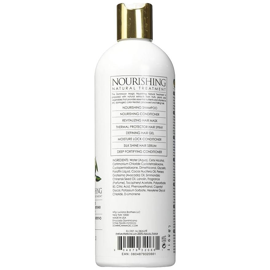 Dominican Magic Nourishing Hair Care Collection – Shampoo & Moisture Lock Leave - In Conditioner (15.87oz / 16oz) - Beauty Exchange Beauty Supply