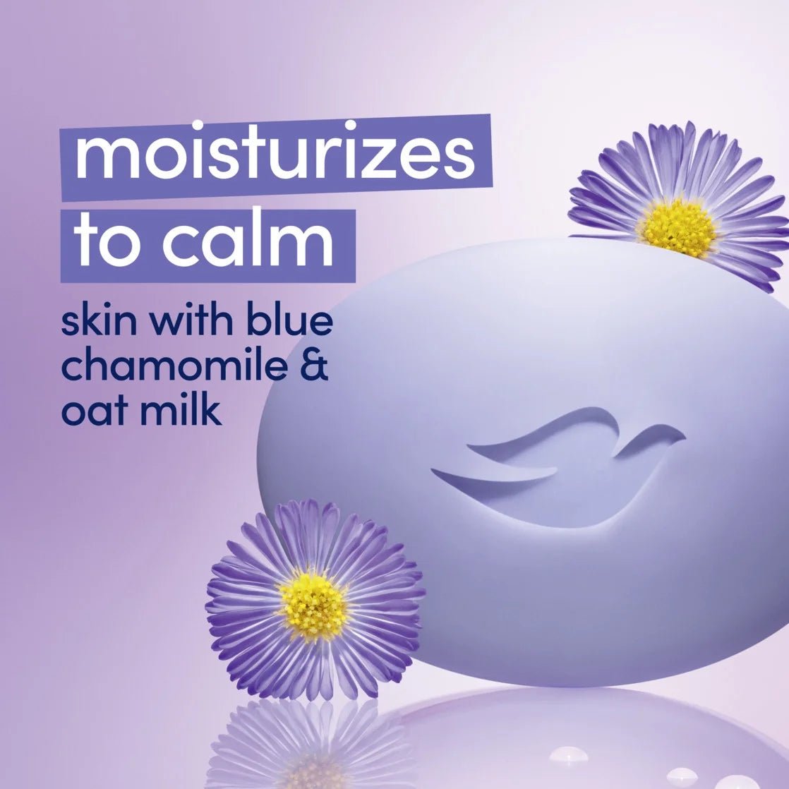 Dove Beauty Bar Blue Chamomile & Oat Milk – 3.75oz - Beauty Exchange Beauty Supply