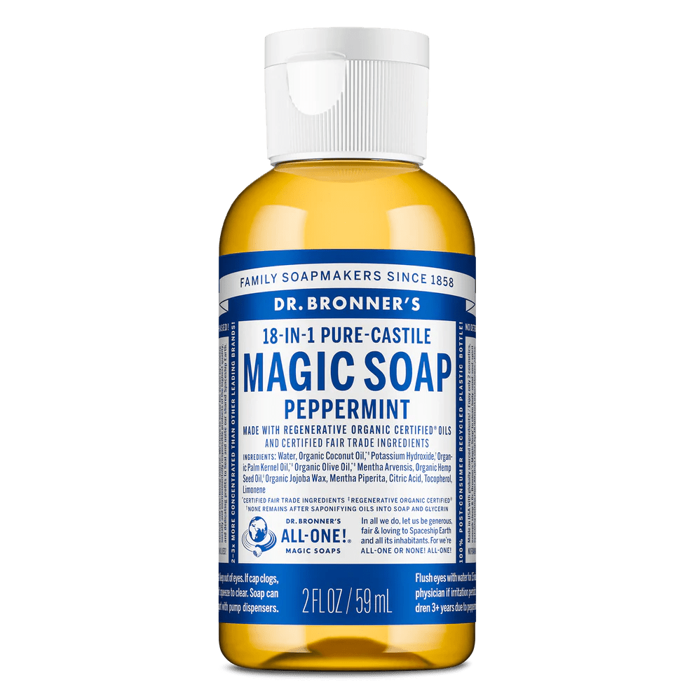 Dr. Bronner's Pure - Castile Liquid Soap - 2 oz - Beauty Exchange Beauty Supply