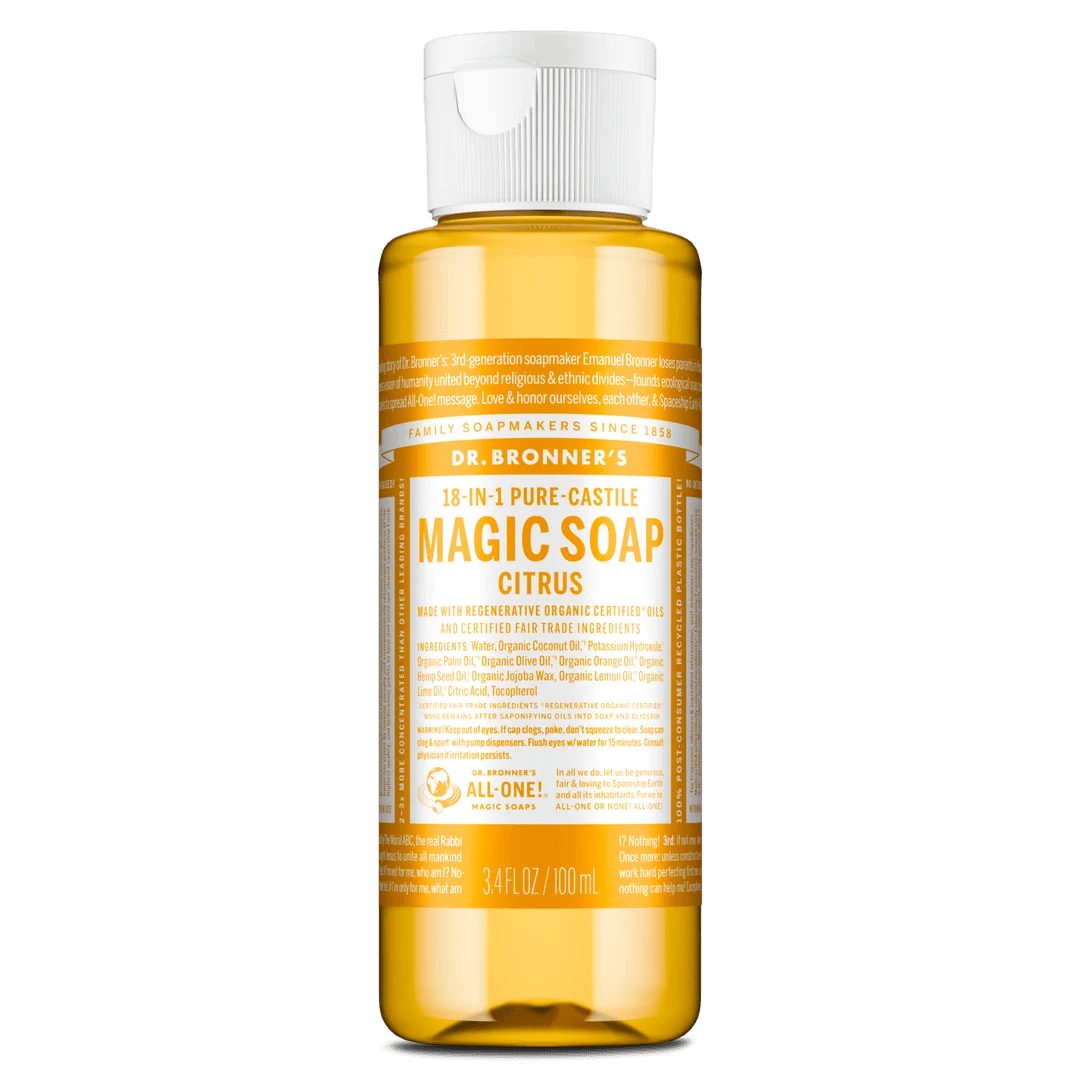 Dr. Bronner’s Pure-Castile Liquid Soap – 3.4oz - Beauty Exchange Beauty Supply