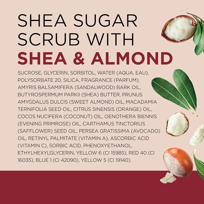 Dr. Teal's Shea Sugar Scrub – Shea Butter & Almond Oil 19 oz - Beauty Exchange Beauty Supply