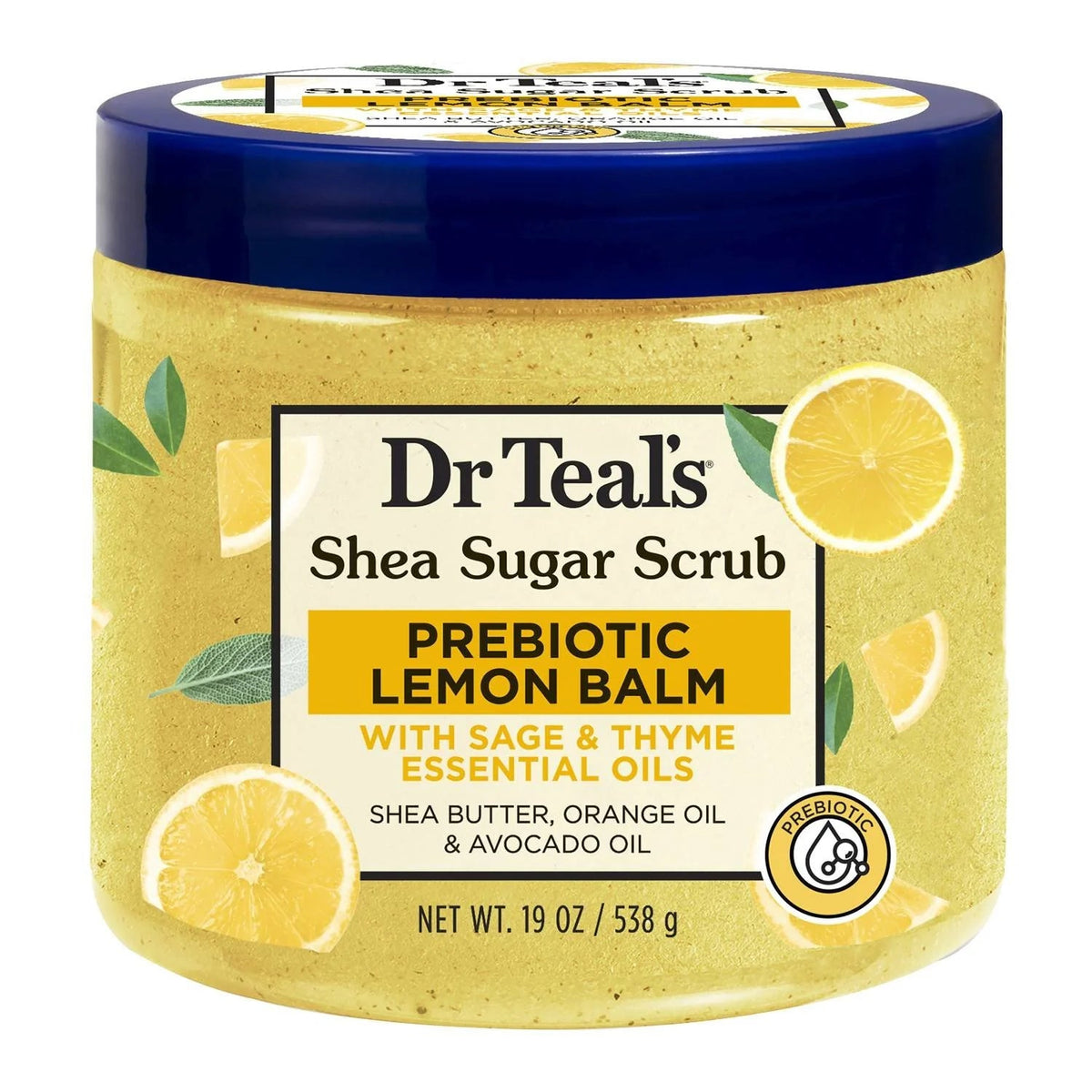 Dr Teal’s Shea Sugar Scrub with Prebiotic Lemon Balm - Beauty Exchange Beauty Supply