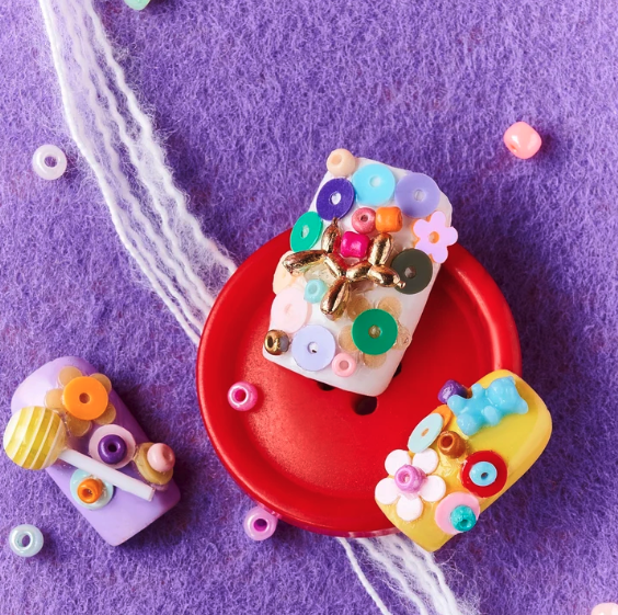 DRESUP Candy Land Short Square Press-On Nails – 12 Pieces - Beauty Exchange Beauty Supply