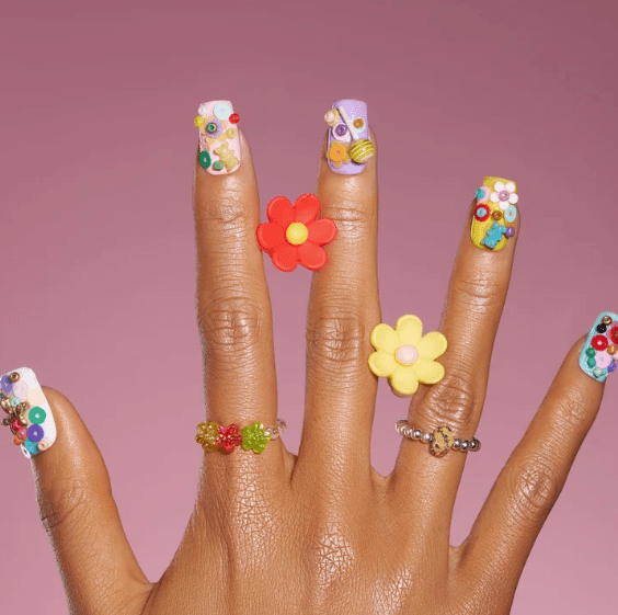 DRESUP Candy Land Short Square Press-On Nails – 12 Pieces - Beauty Exchange Beauty Supply