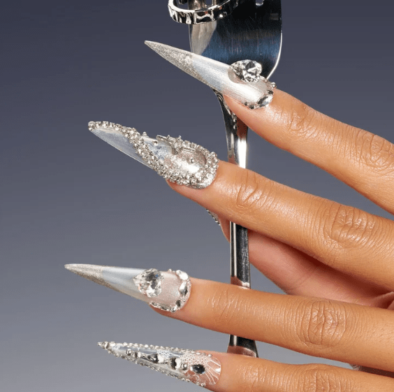DRESUP Candy Sweetheart Long Pipe Press-On Nails – 12 Pieces - Beauty Exchange Beauty Supply