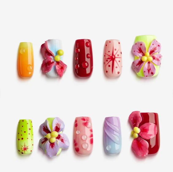 DRESUP Petal Whisper Short Square Press-On Nails – 12 Pieces - Beauty Exchange Beauty Supply