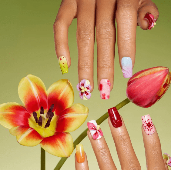 DRESUP Petal Whisper Short Square Press-On Nails – 12 Pieces - Beauty Exchange Beauty Supply