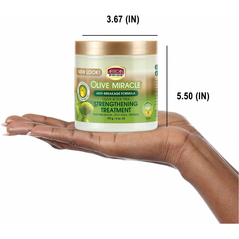 African Pride Olive Miracle Strengthening Treatment - 6 oz