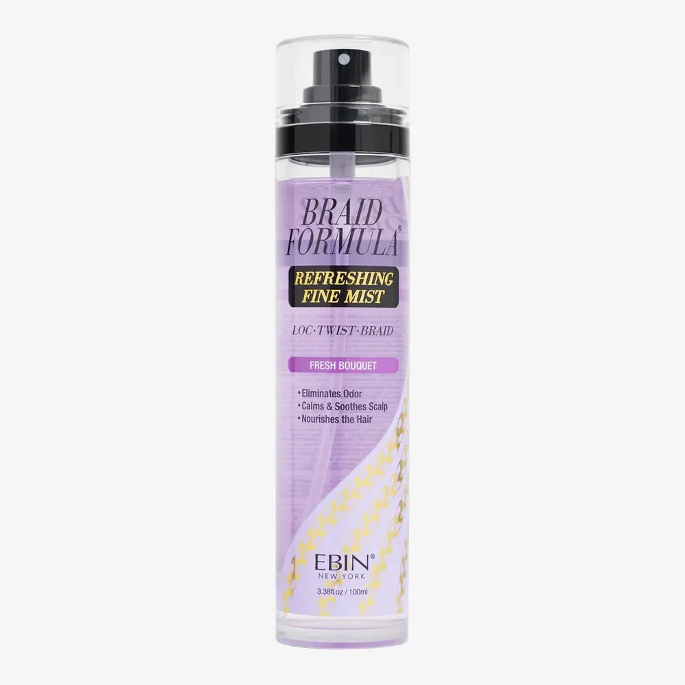 Ebin Braid Formula Refreshing Mist – Soothes Scalp & Revives Braids – 3.38 oz - Beauty Exchange Beauty Supply