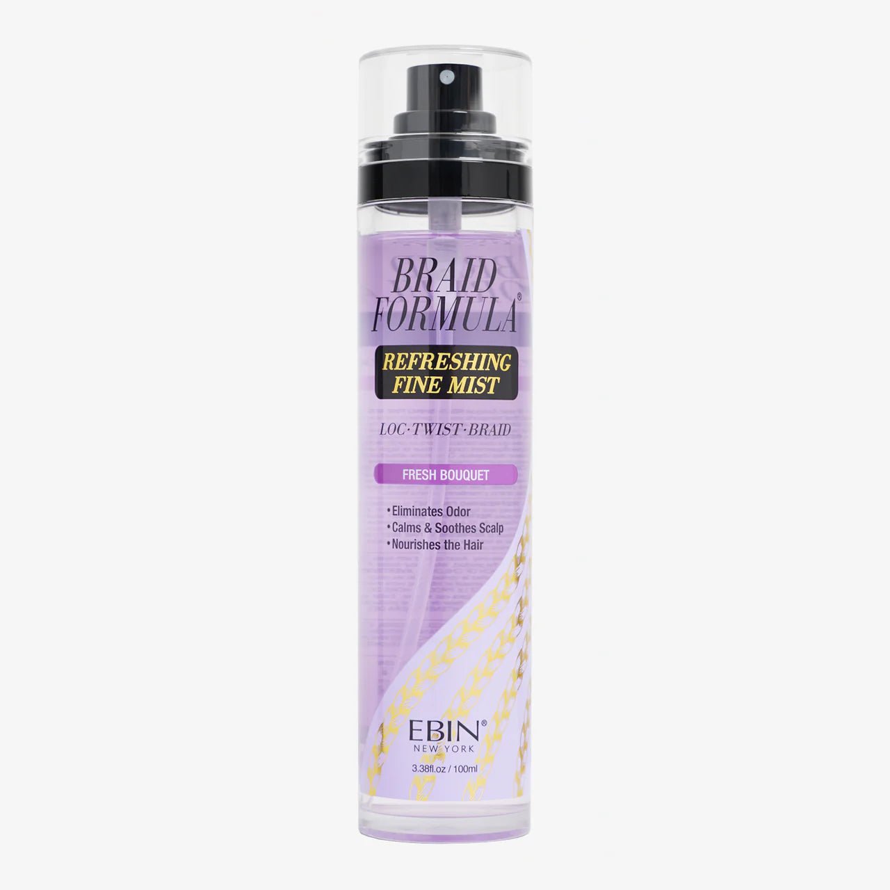 Ebin Braid Formula Refreshing Mist – Soothes Scalp & Revives Braids – 3.38 oz - Beauty Exchange Beauty Supply