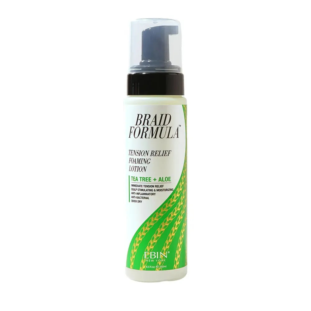 Ebin Braid Formula Tension Relief Foaming Lotion – 8.5 oz - Beauty Exchange Beauty Supply