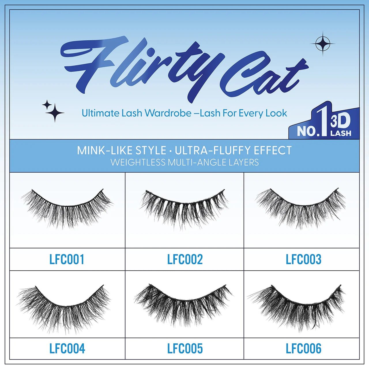 EBIN CATTITUDE Lashes Faux Mink Styles – 01 to 06 - Beauty Exchange Beauty Supply