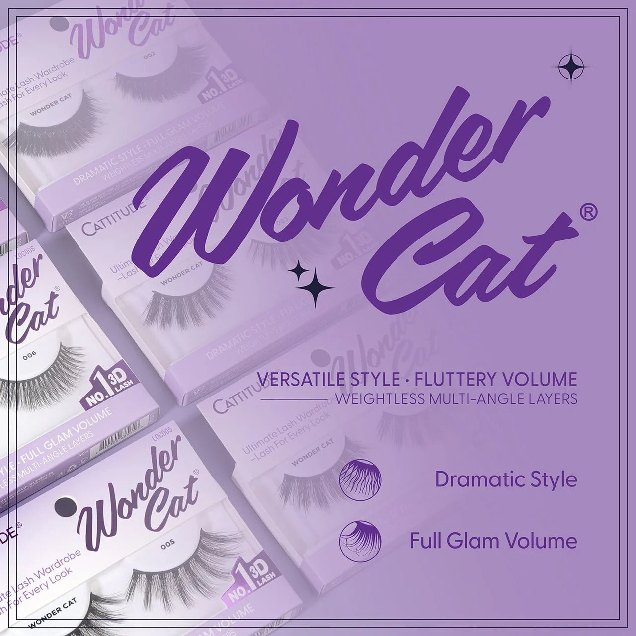 EBIN CATTITUDE Lashes Faux Mink Styles – 01 to 06 - Beauty Exchange Beauty Supply