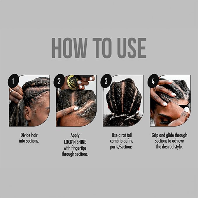 EBIN Lock’n Shine Braid Gel – Extreme Hold 8oz - Beauty Exchange Beauty Supply