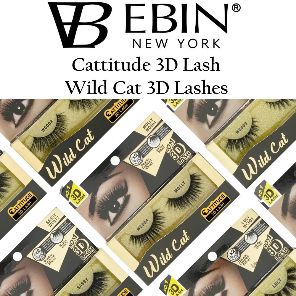 Ebin New York 3D Lashes – 3 Pairs – Wild Cat