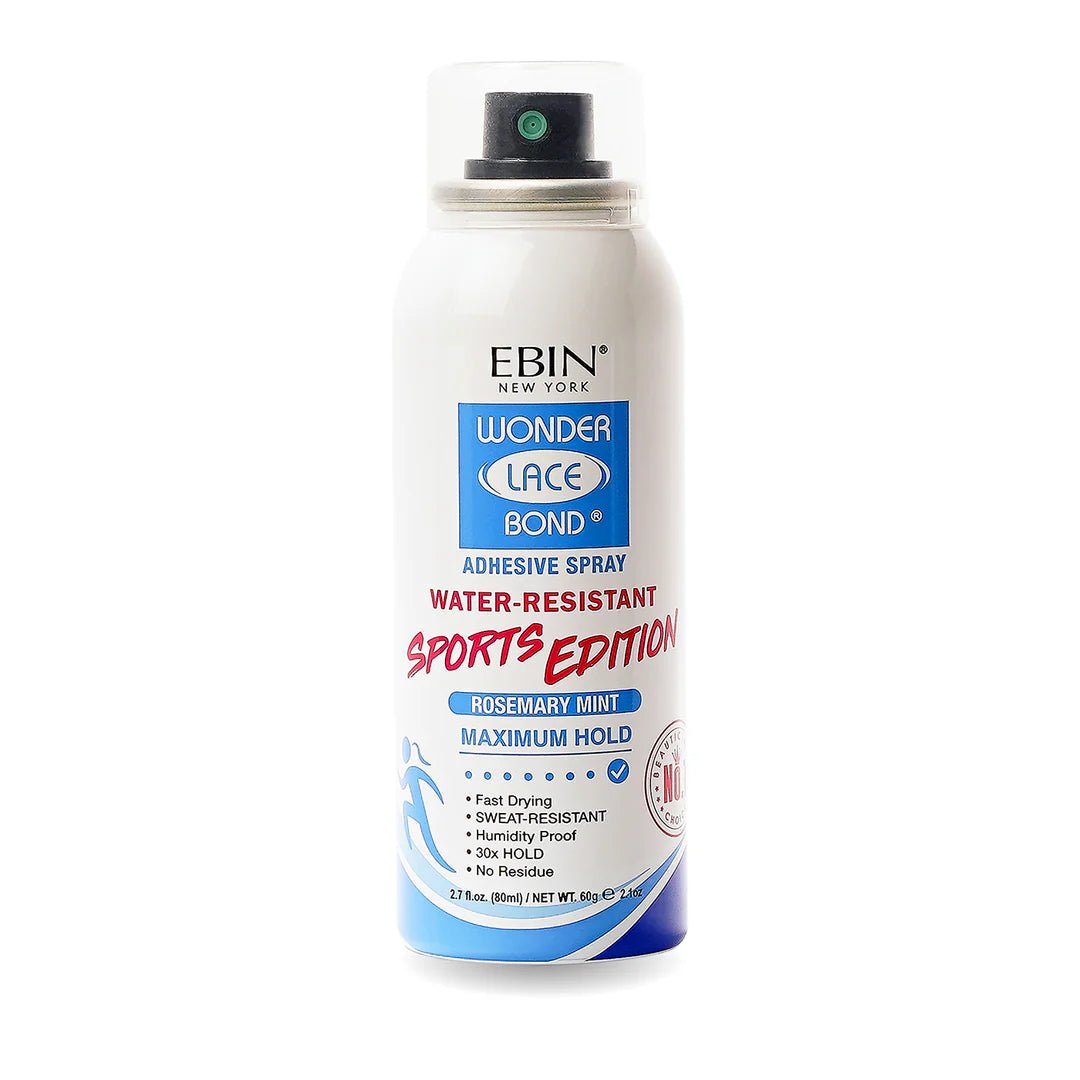 Ebin Wonder Lace Bond Adhesive Spray – Sports Edition - Beauty Exchange Beauty Supply