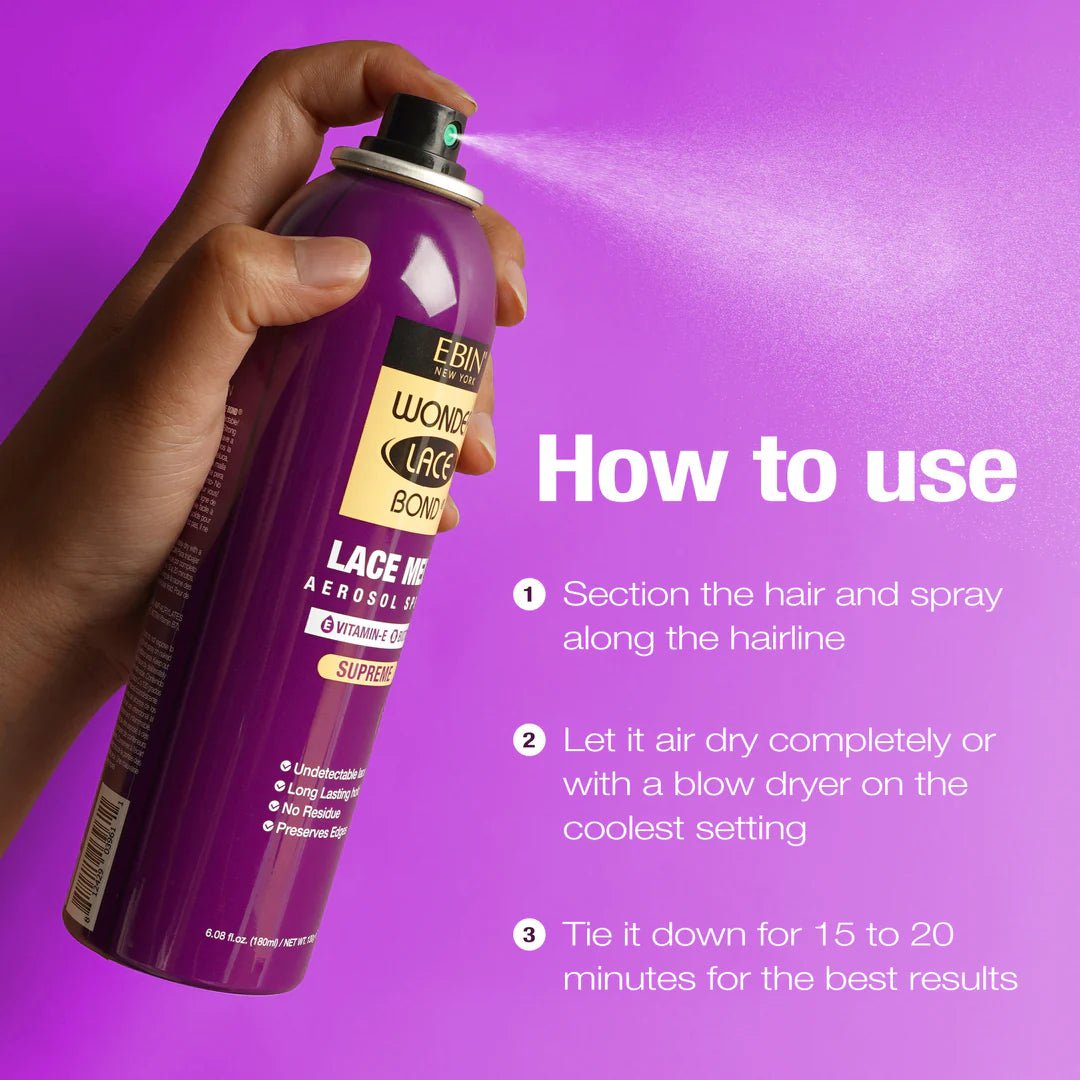 Ebin Wonder Lace Bond Lace Melt Aerosol Spray - Beauty Exchange Beauty Supply