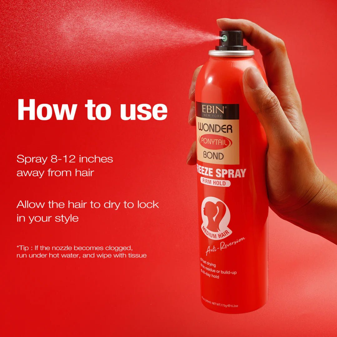 Ebin Wonder Ponytail Bond Freeze Spray - Beauty Exchange Beauty Supply