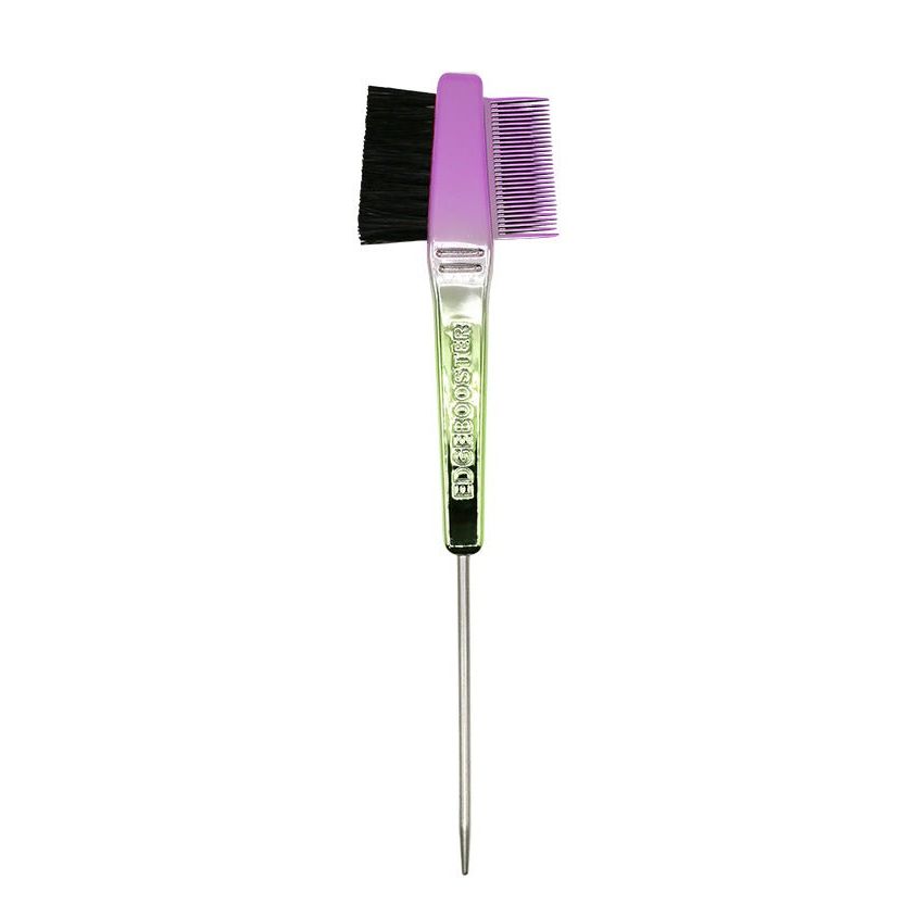 EDGEBOOSTER Brush + Comb – Dual - Sided Tool for Baby Hair & Sleek Styling | 4 Color Mini Combos - Beauty Exchange Beauty Supply