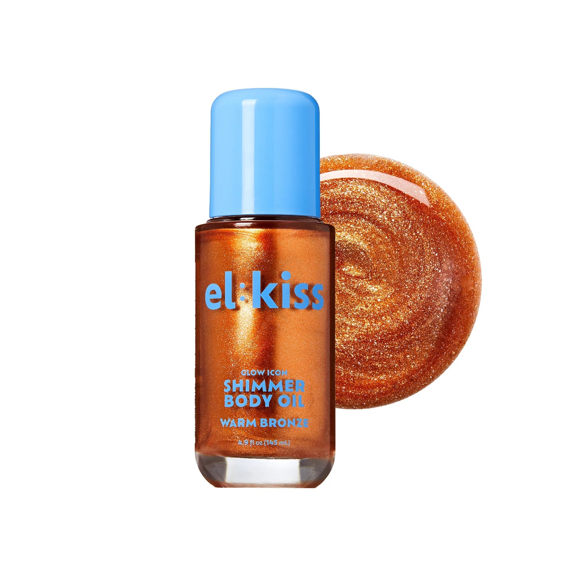 El Kiss Glow Icon Shimmer Hair & Body Oil – 3.38 fl oz - Beauty Exchange Beauty Supply