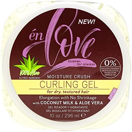 én Love Moisture Crush Curling Gel – Coconut & Aloe - Beauty Exchange Beauty Supply