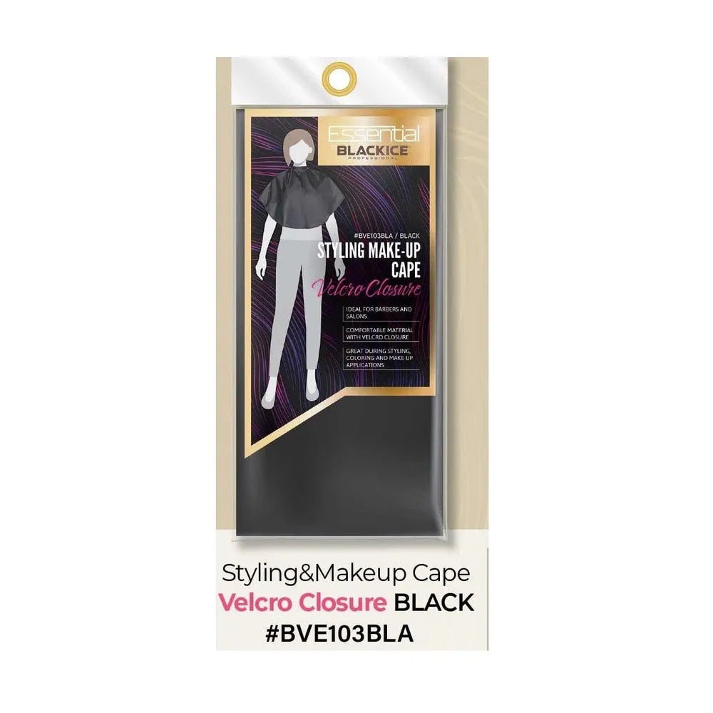 Essentials by Black Ice – All - Purpose Cape, Styling Cape, Makeup Cape & Apron - Beauty Exchange Beauty Supply