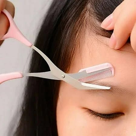 Eyebrow Scissors with Precision Comb – Small Size - Beauty Exchange Beauty Supply