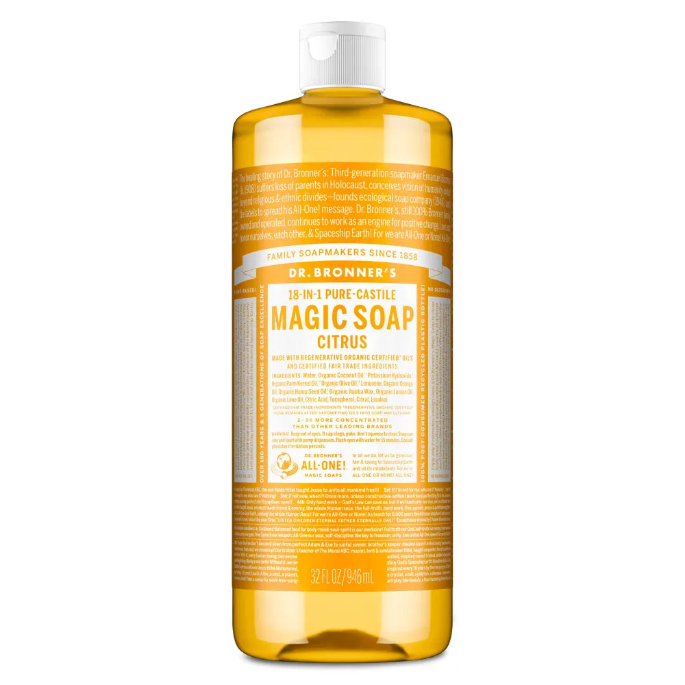 Dr. Bronner’s Pure-Castile Liquid Soap - 32oz