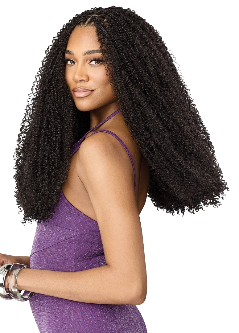 Outre Purple Pack Brazilian Feather Crochet Type 4 Frappe – 12"