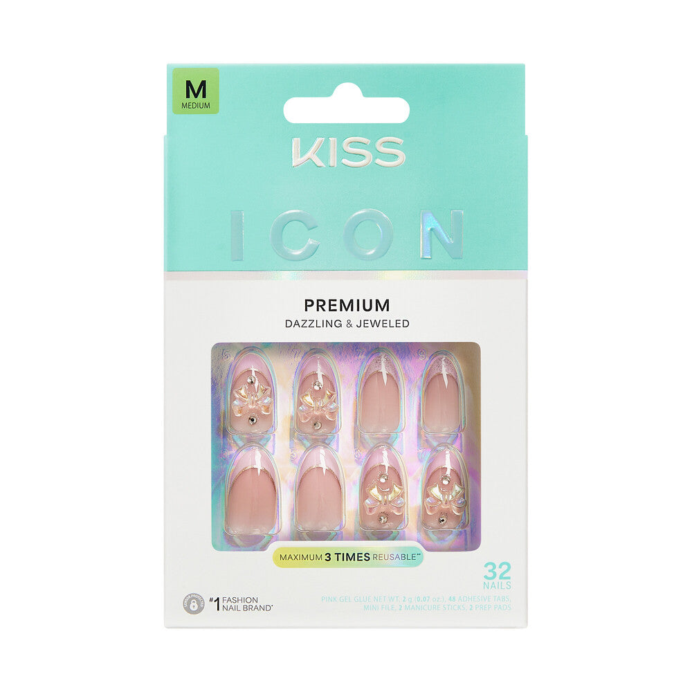 Kiss Icon Premium Dazzling & Jeweled Nails