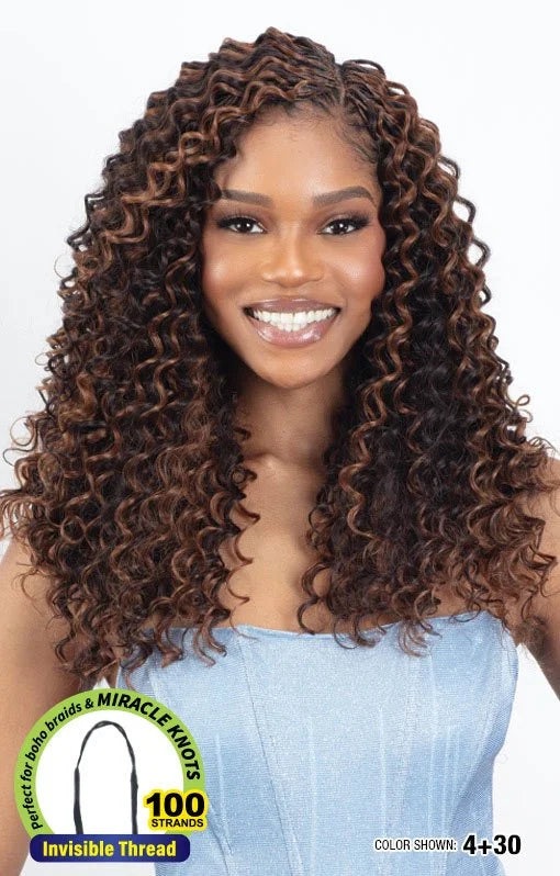 Shake N Go Organique Feather Crochet – Deep Curl 18"
