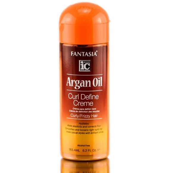 Fantasia Argan Oil Curl Define Cream – 6.2 oz - Beauty Exchange Beauty Supply