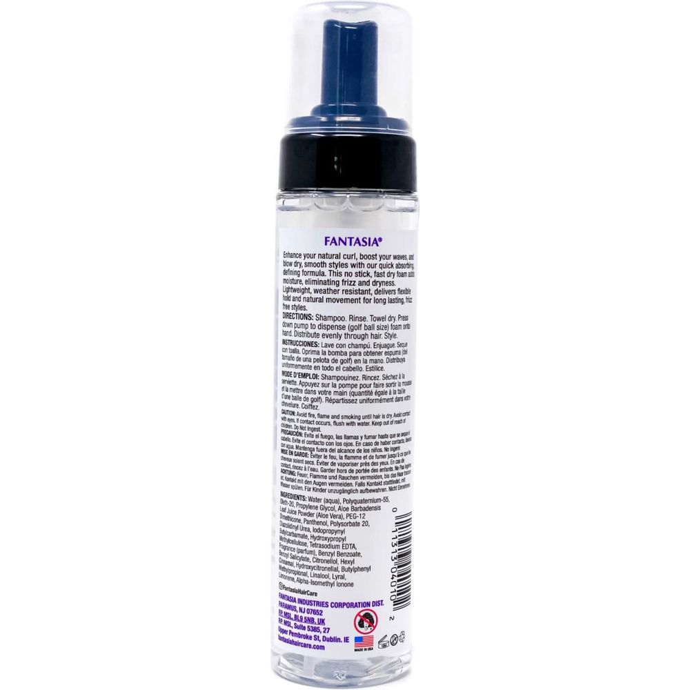Fantasia Frizz Buster Styling Foam – Anti - Frizz & Extra Hold (8.5oz) - Beauty Exchange Beauty Supply