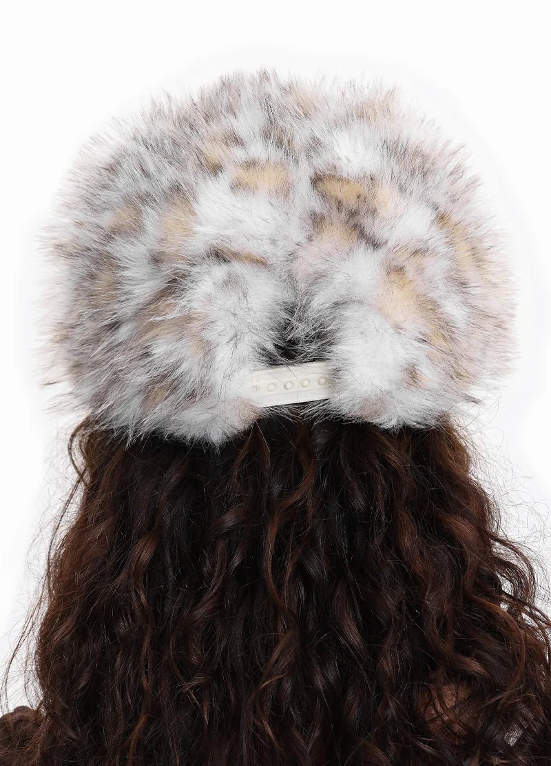 Faux Fur Leopard Print Baseball Cap – MMA3013 - Beauty Exchange Beauty Supply