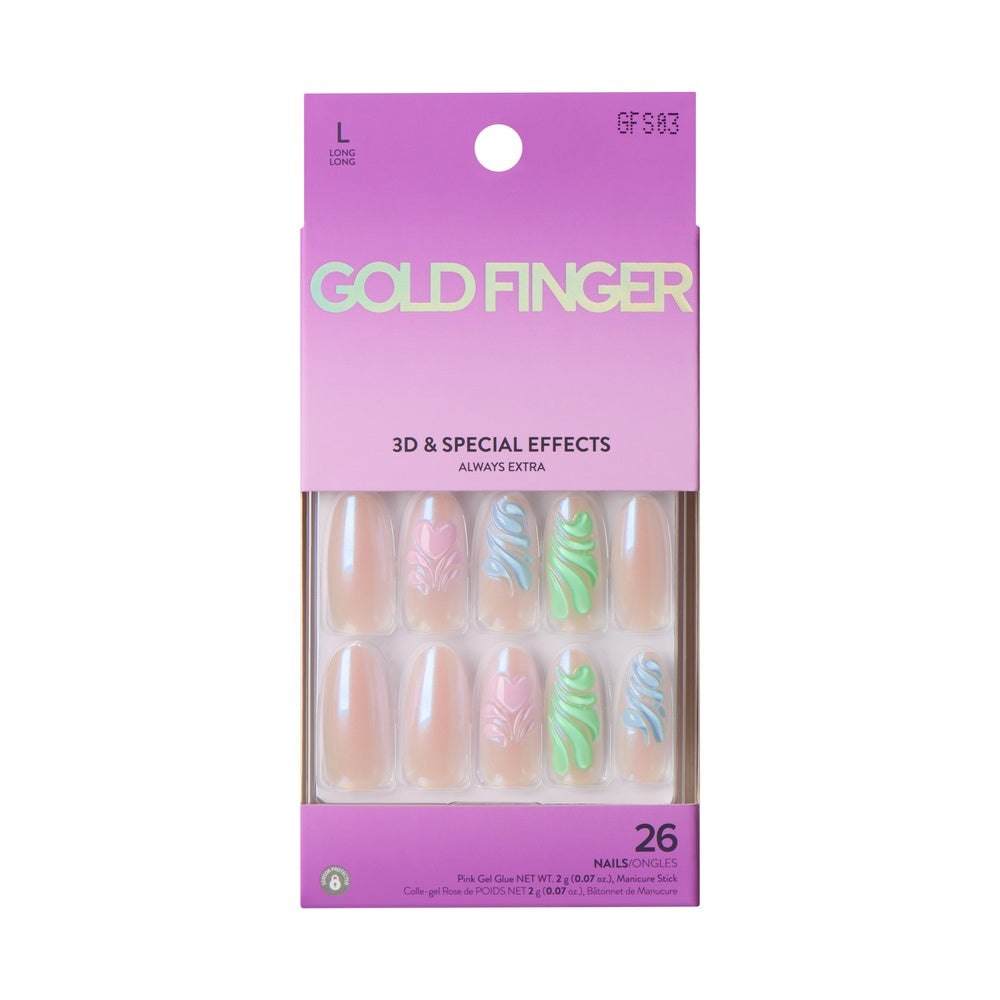 Gold Finger GF Special Effect Artificial Nails Collection