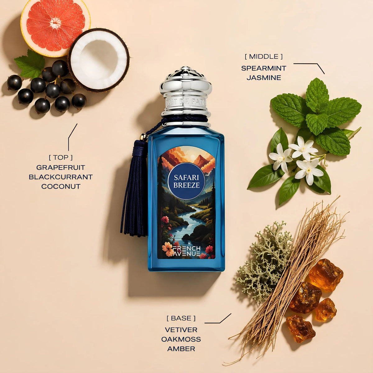 French Avenue Safari Breeze Eau de Parfum – Unisex - Beauty Exchange Beauty Supply