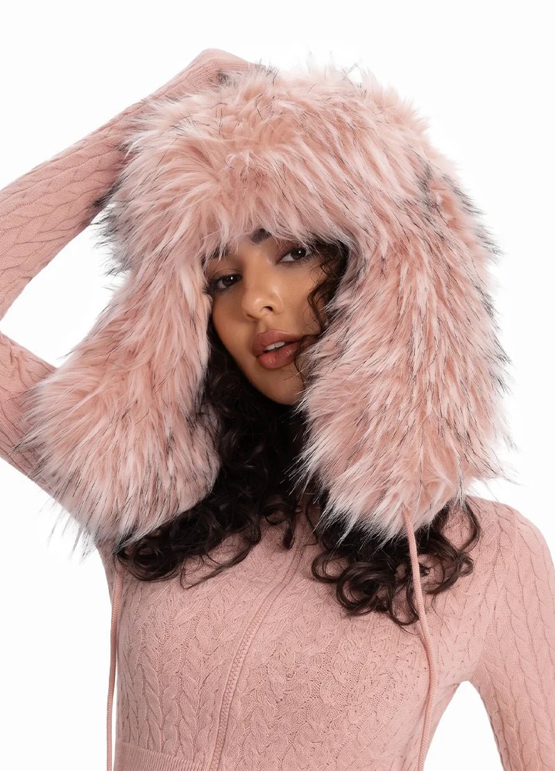 Fuzzy Faux Fur Ushanka Hat – MMA3010 - Beauty Exchange Beauty Supply