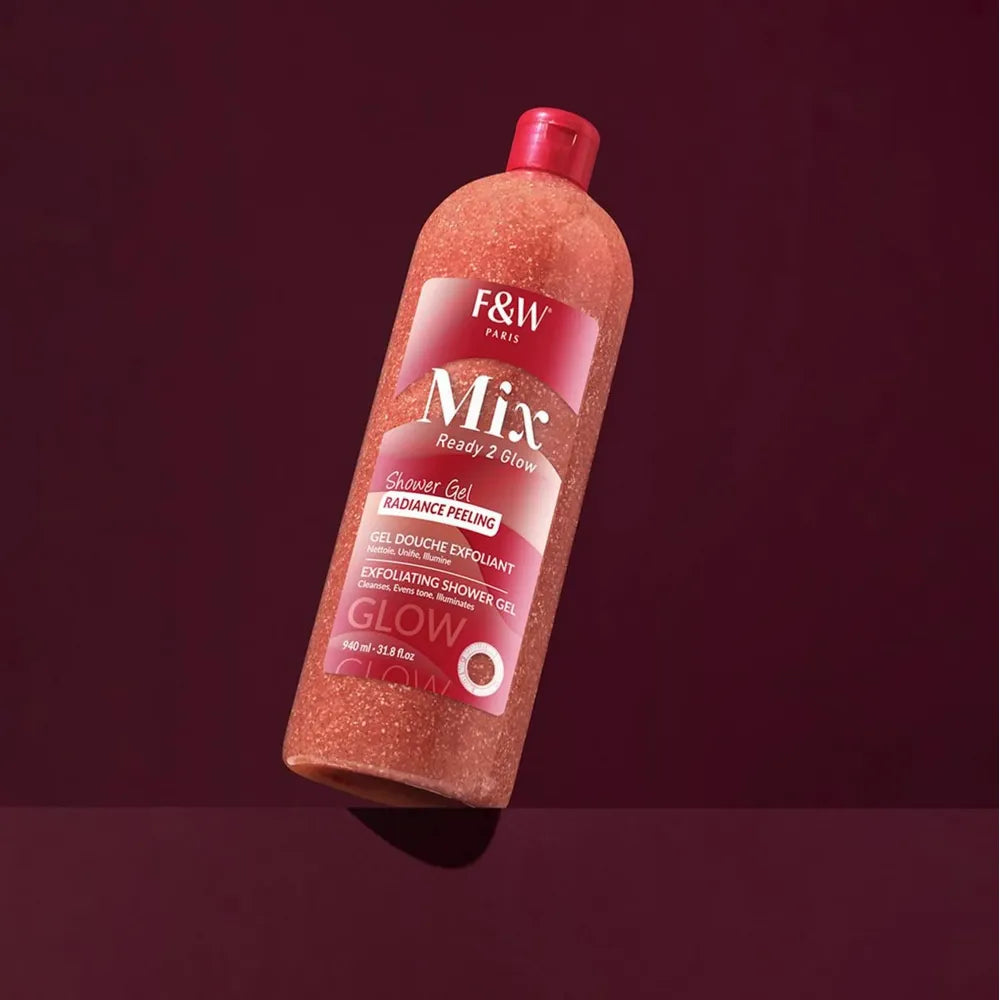 F&W MIX Exfoliating Shower Gel – Deep Cleansing 940ml - Beauty Exchange Beauty Supply