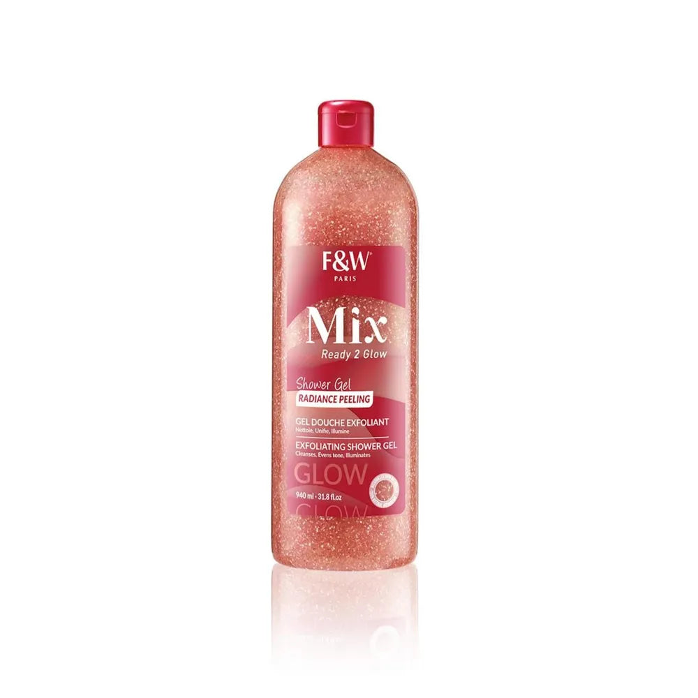 F&W MIX Exfoliating Shower Gel – Deep Cleansing 940ml - Beauty Exchange Beauty Supply