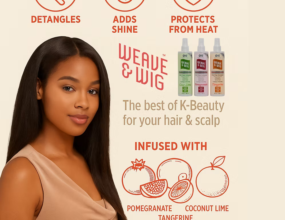 ON Natural Weave & Wig 4-in-1 Hair Enhancer Coco Lime – 10oz