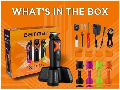 Gamma+ XCEED Professional Hair Trimmer - Beauty Exchange Beauty Supply