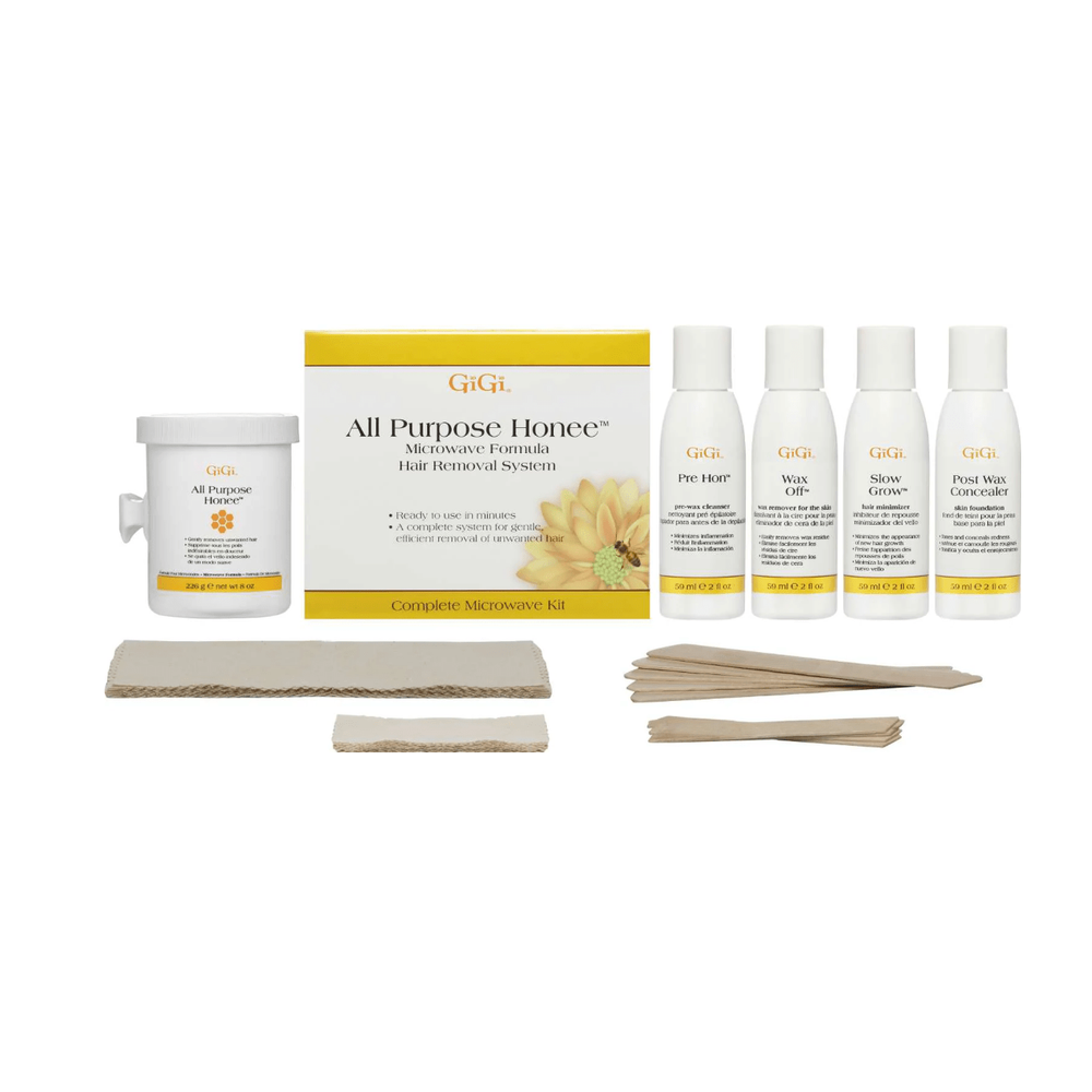 GIGI All Purpose Honee Microwave Waxing Kits - Beauty Exchange Beauty Supply