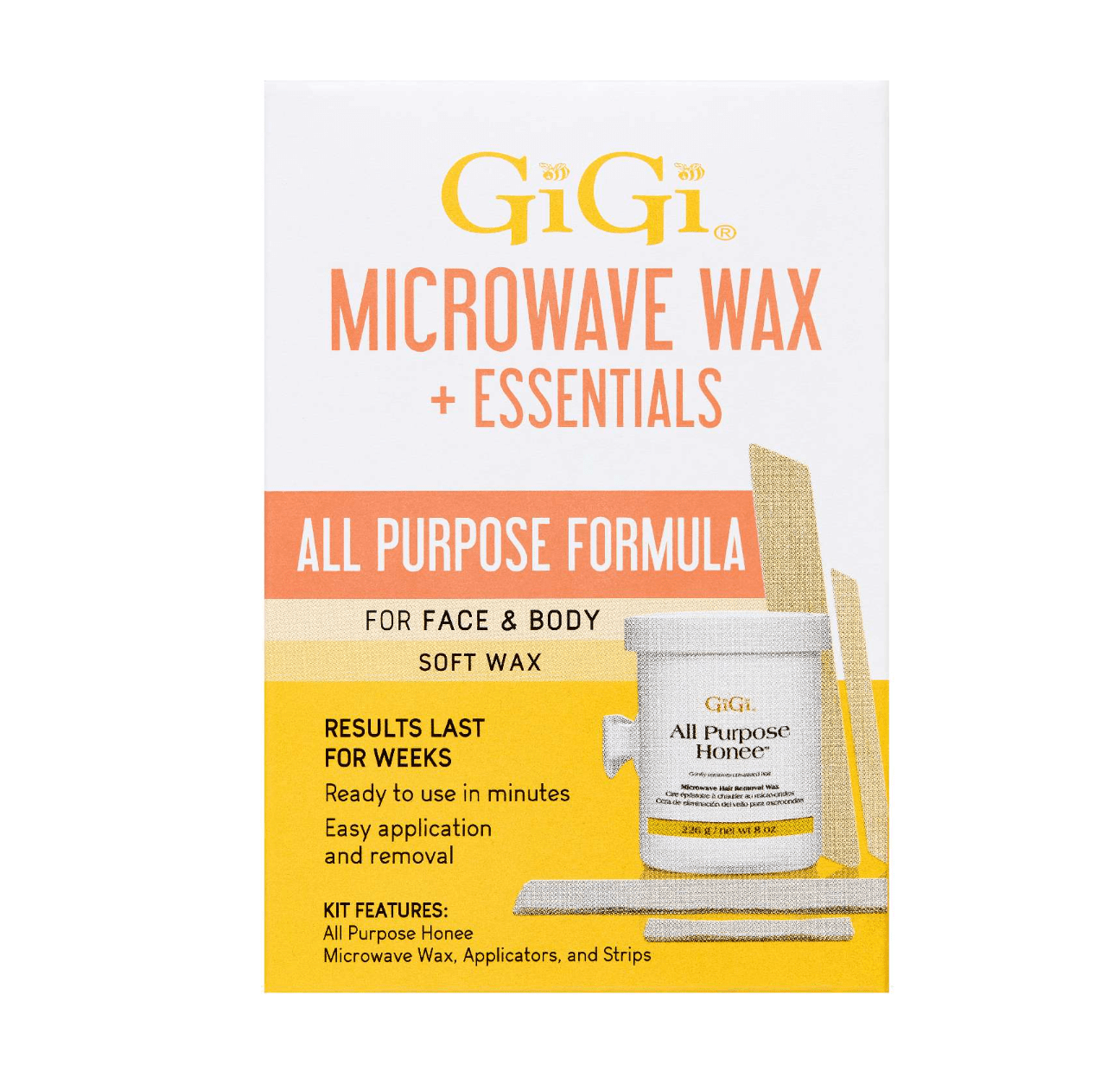 GIGI All Purpose Honee Microwave Waxing Kits - Beauty Exchange Beauty Supply