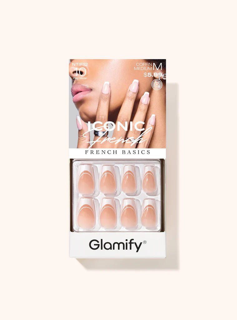Glamify Iconic French Press-On Nails 2 - Beauty Exchange Beauty Supply