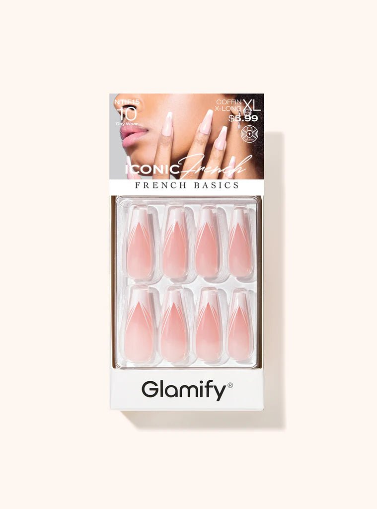 Glamify Iconic French Press-On Nails 2 - Beauty Exchange Beauty Supply
