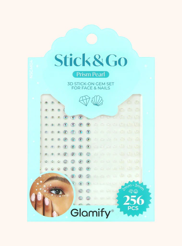 Glamify Stick & Go! 3D Stick-On Gem Set for Face & Nails - Beauty Exchange Beauty Supply