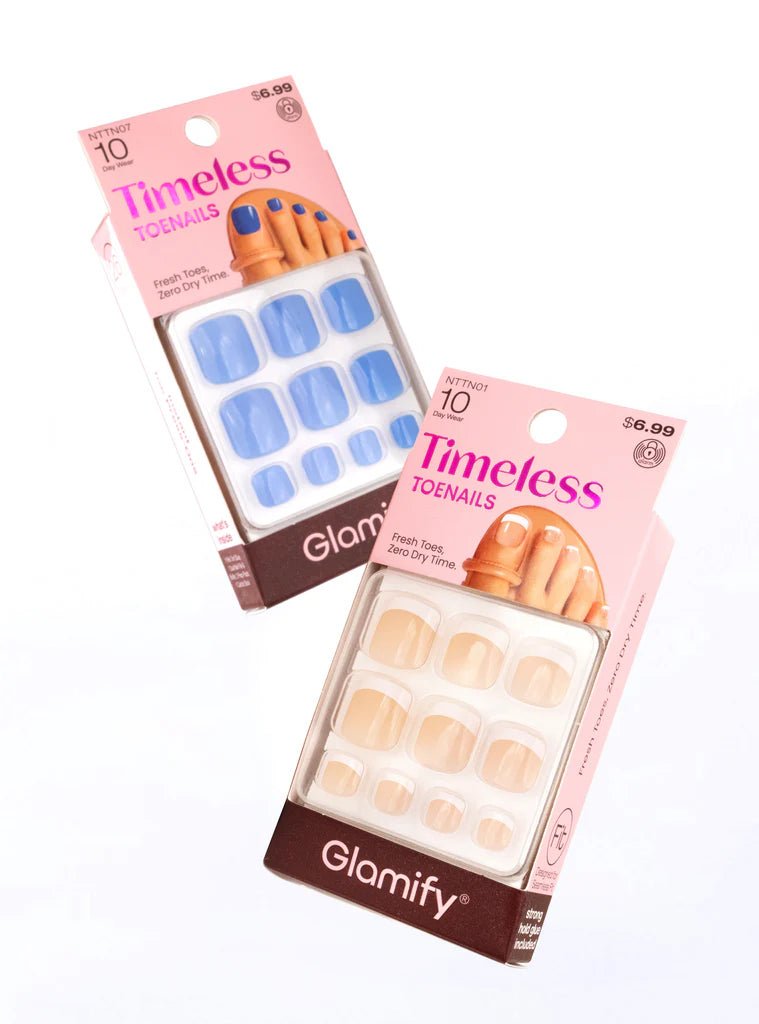Glamify Timeless Toe Press-On Nails - Beauty Exchange Beauty Supply